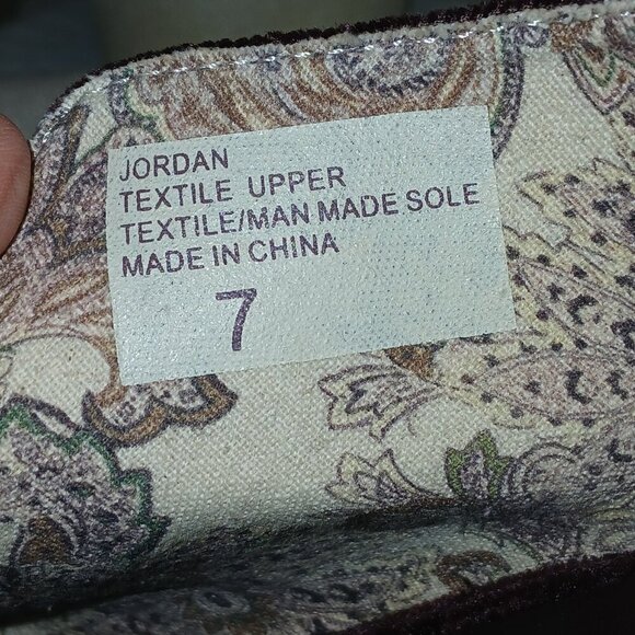 BAND OF GYPSIES PURPLE VELVET HEELED SANDAL, WOMENS SIZE 7 - Picture 3 of 8